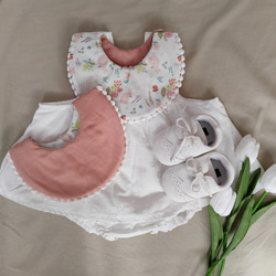 lehtiä　Little rabbit bib 4枚目の画像