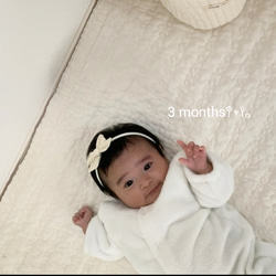 baby headband　✴︎emma　ヘアバンド　新生児・ベビー・キッズ用 7枚目の画像