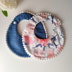 lehtiä hyacinth bib スタイ 4枚目の画像