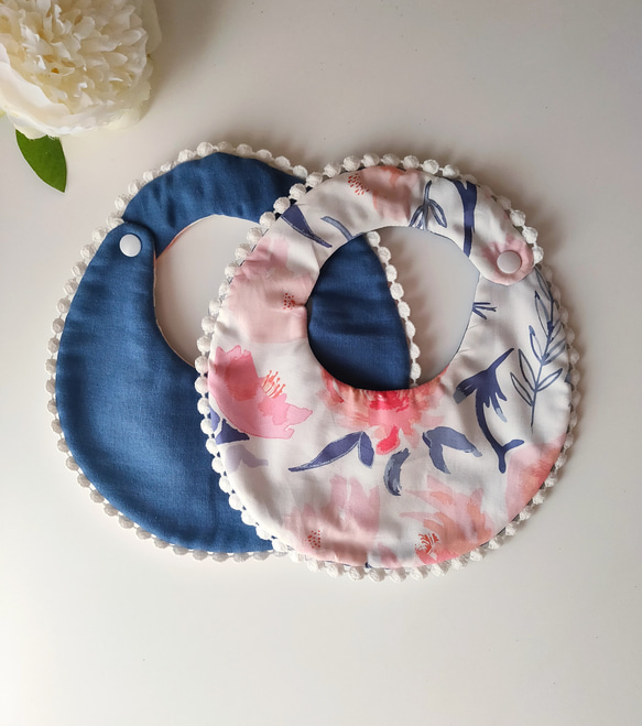 lehtiä hyacinth bib スタイ 4枚目の画像