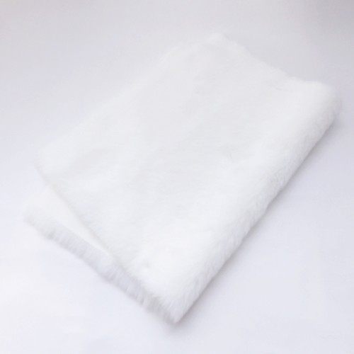 ラビットエコファー 生地( White / ホワイト)A4 生地 'Anuenue ラビットエコファー 生地( White / ホワイト)A4 生地 'Anuenue