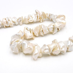 Natural Shell Pearl Beads /淡水パールビーズ【irregular 8~10mm】 5個 2枚目の画像