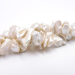 Natural Shell Pearl Beads /淡水パールビーズ【irregular 8~10mm】 5個 4枚目の画像