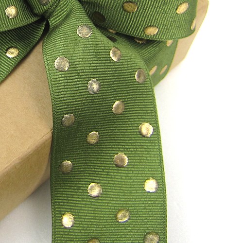 アンティーク 帽子 オリーブグリーン ベルベット グログランリボン