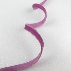 ベルベットリボン　Lilac Pink（ライラックピンク）6mm×2m 2枚目の画像