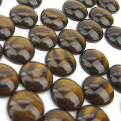 ラウンドカボション12mm 【Tiger Eye】 10個 3枚目の画像