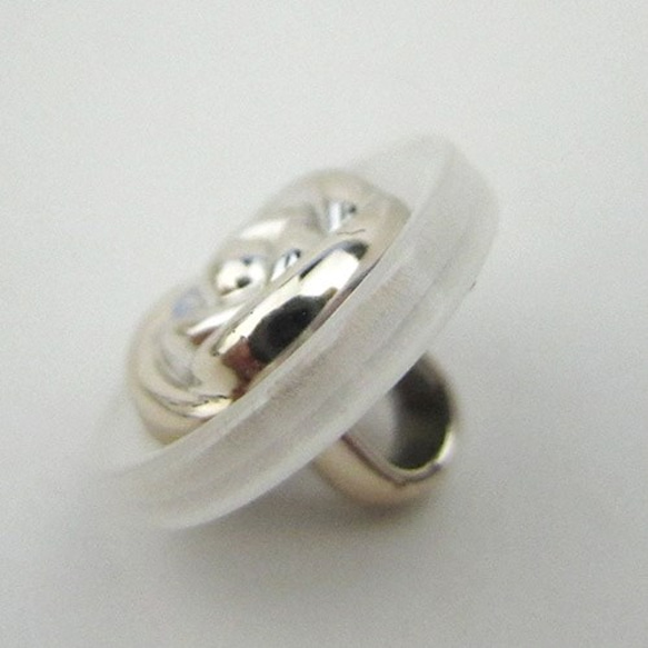 ミニシャンクボタン 12mm【Gold Rose / White】 10個 3枚目の画像