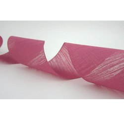 ナチュラル エアリー リボン【 ローズピンク/Rose Pink 】40mm×2m 3枚目の画像