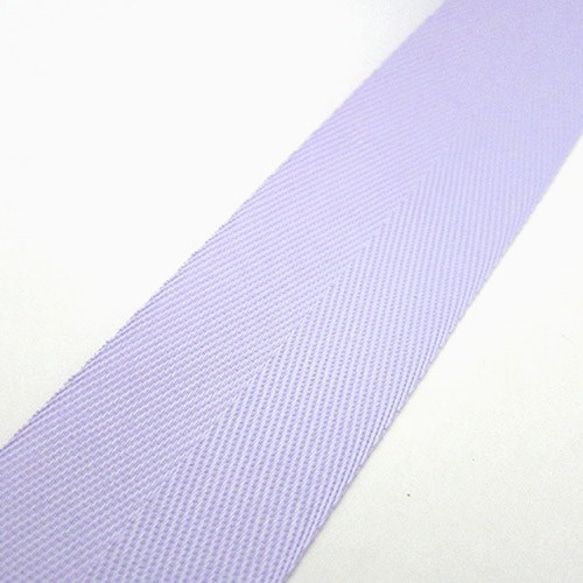 ヘリンボーンデザインリボン【 ラベンダー/Lavender 】40mm×2m 4枚目の画像