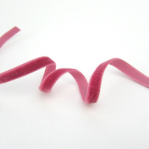 ベルベットリボン Rose Pink（ローズピンク）6mm×2m リボン