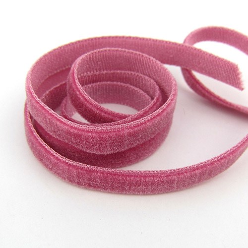 ベルベットリボン Rose Pink（ローズピンク）6mm×2m リボン