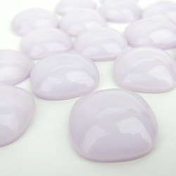 シャーベットカラーカボション 19mm 【Square / Lavender】5個 2枚目の画像