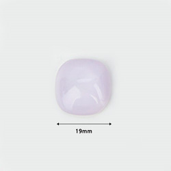 シャーベットカラーカボション 19mm 【Square / Lavender】5個 4枚目の画像