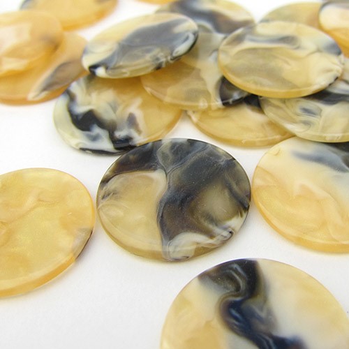 魔法の世界 イエローカラー ラウンドレジンヘアゴム