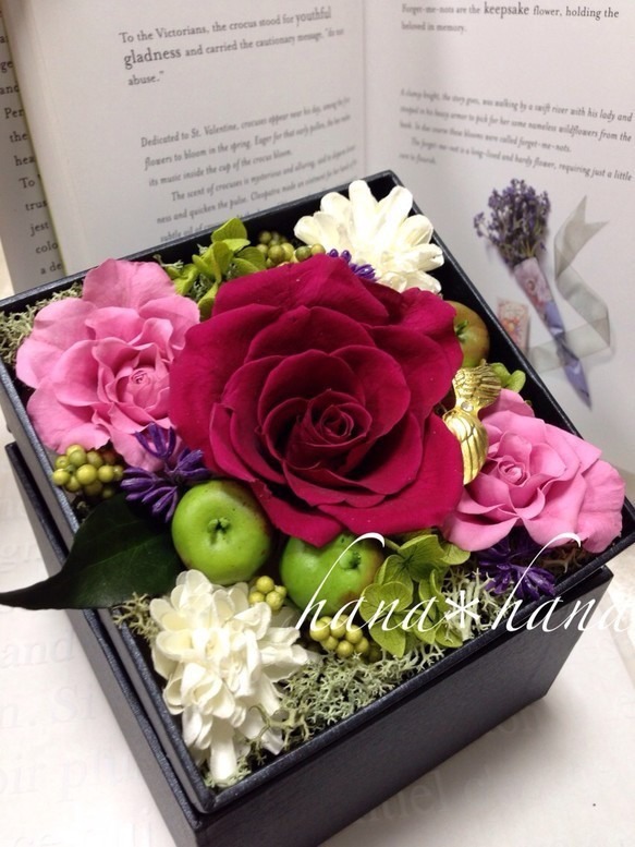 プリザーブドフラワー フラワーボックス その他素材 florist