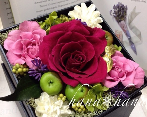 プリザーブドフラワー フラワーボックス その他素材 florist
