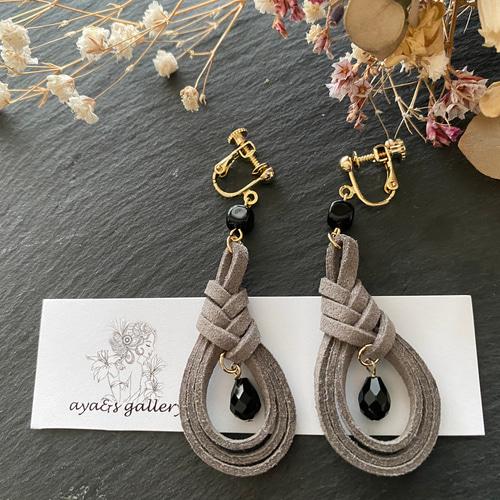 みょうが結びピアス イヤリング ピアス（フック・チェーン） aya&s  