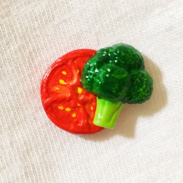 好き嫌いはない食べる野菜シリーズのイヤリング（耳クリップオンを変更することができる）（（600以上）神秘的な小さな贈り物を送りま 1枚目の画像