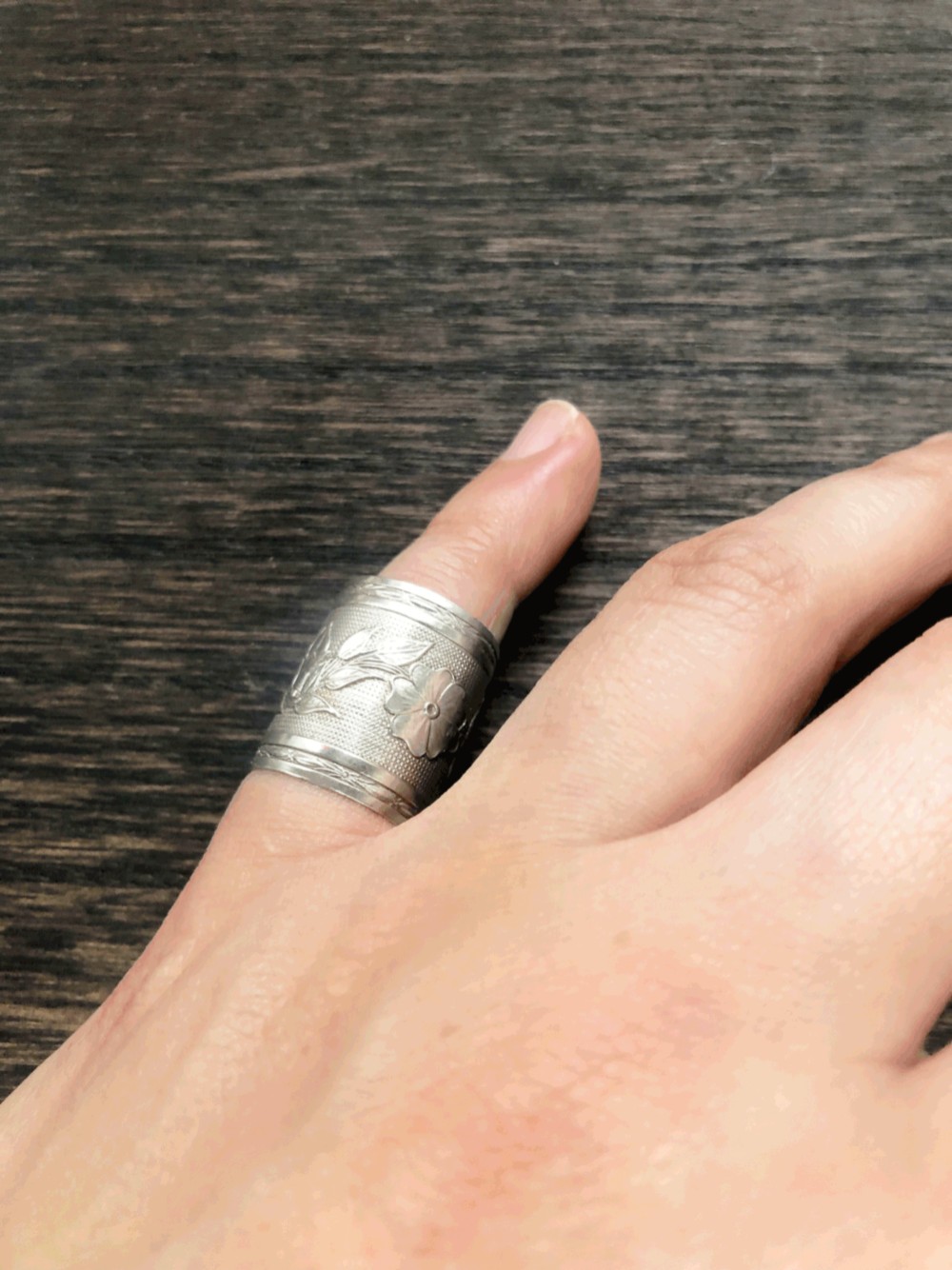 シルバーピンキーリング