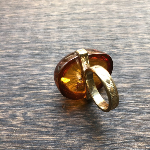 琥珀 ヴィンテージリング 指輪・リング Vintage TANBI 通販