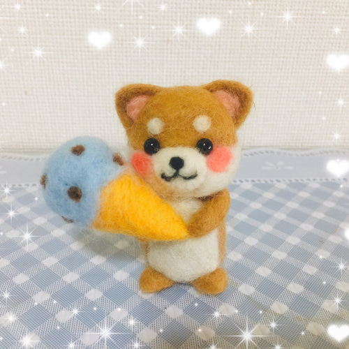 招福☆ふわぱん鏡餅☆羊毛フェルトのふわふわパンダのお正月飾り