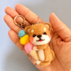 受注制作】羊毛フェルト チワワ 赠物 ペットのキーホルダー バッグ