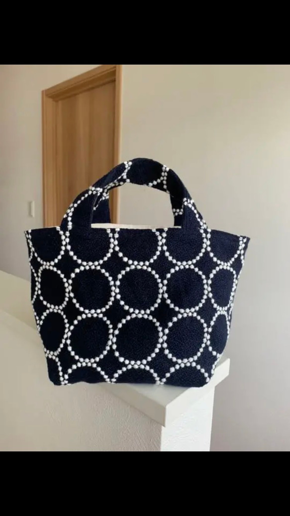 受注製作ミナペルホネンタンバリンミニトート トートバッグ あゆあゆ