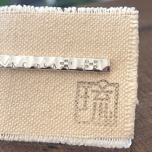 ミンサー柄螺鈿細工首巻布留　rz-38 