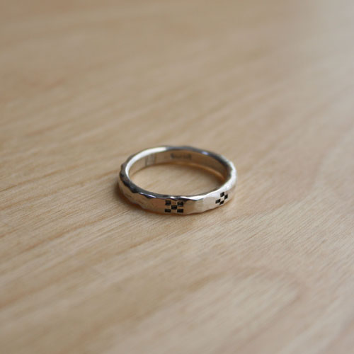 絆ミンサー柄指輪女用　rr-14