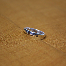 市松14Kローズレッド×シルバー980　５ｍｍ、５ミリリング指輪　24号 市松14Kローズレッド×シルバー980 5mm、5ミリリング指輪 24号