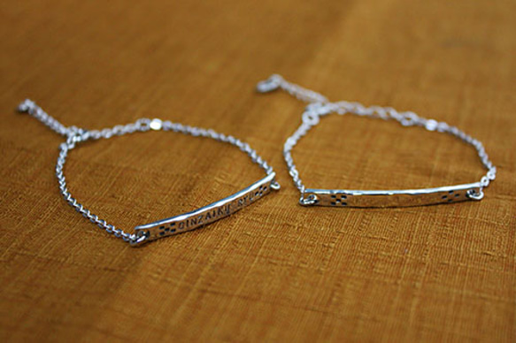 八重山ミンサー柄腕輪　rb-01 3枚目の画像