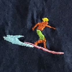 SURF 5 刺繍 V Tシャツ 4枚目の画像