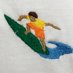 SURF 5 刺繍 クルーネック Tシャツ 4枚目の画像