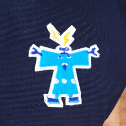 ロボット 刺繍 キャンバストート 8枚目の画像