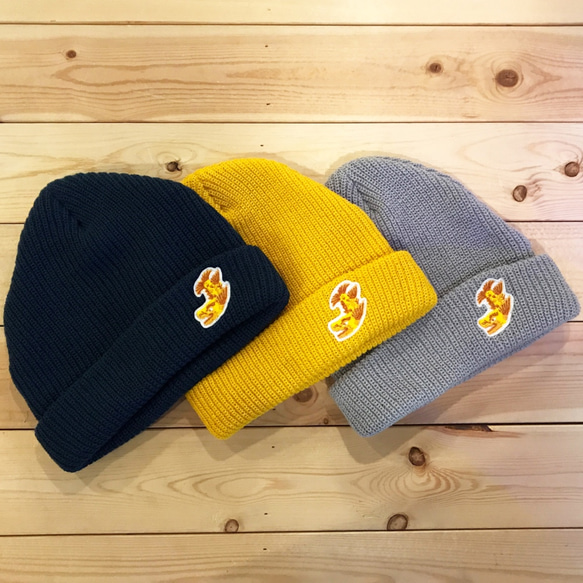 金シャチホコ 刺繍 ビーニー キャップ LYT store 通販 3792245｜Creema