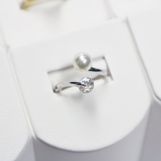 アコヤ真珠デザインリング②