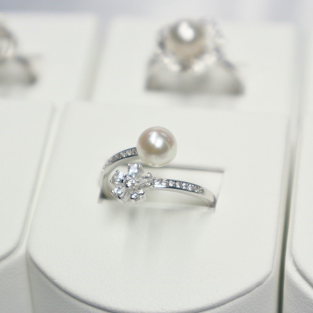 アコヤ真珠デザインリング③