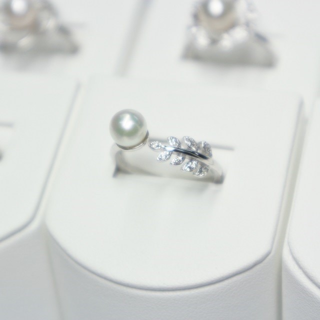 アコヤ真珠デザインリング④