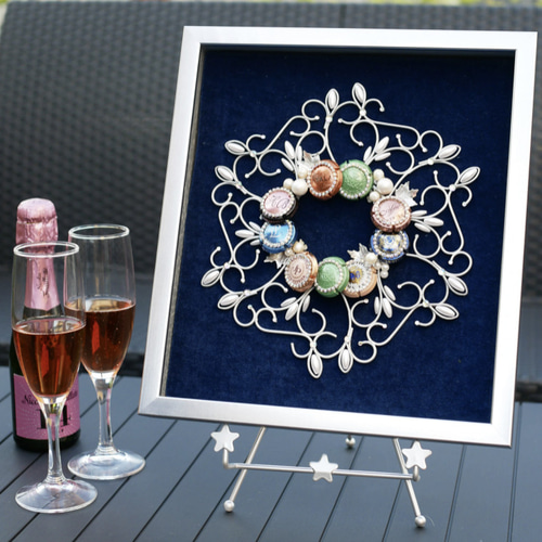 シャンパンミュズレ】ChampagneMuselet壁掛け置物Xmasプレゼント 立体