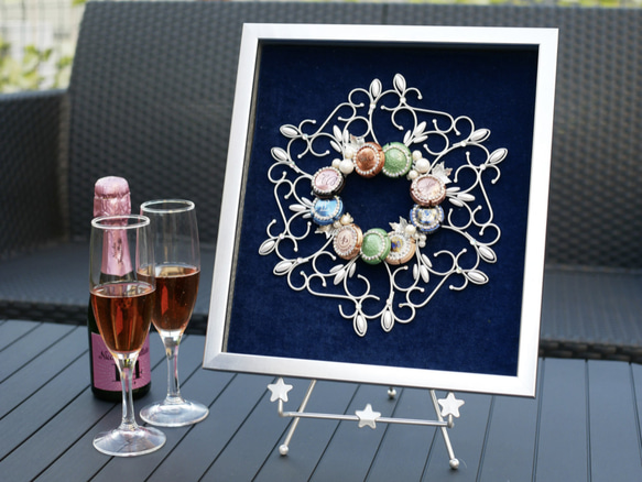 シャンパンミュズレ】ChampagneMuselet壁掛け置物Xmasプレゼント 立体