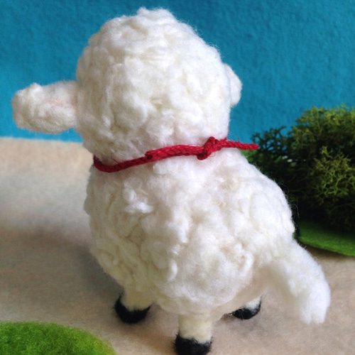 こひつじ☆羊毛フェルト☆ 羊毛フェルト ginko art 通販 2932955