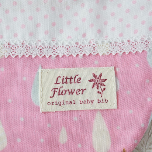 定番のラウンド型☆しっかり吸うスタイ☆しずくしとしと スタイ