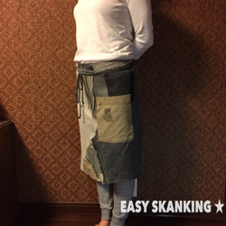 EASY  SKANKING☆リメイクエプロン 2枚目の画像