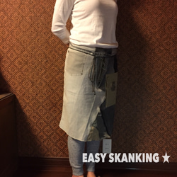 EASY  SKANKING☆リメイクエプロン 3枚目の画像