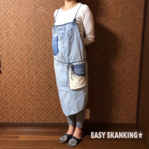 EASY SKANKING☆リメイクエプロン 2枚目の画像