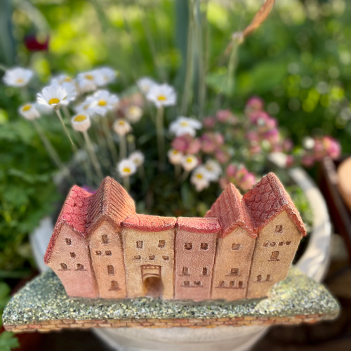 ミニモルタルハウス 街並み2売り切れ 一輪挿し・花瓶・花器