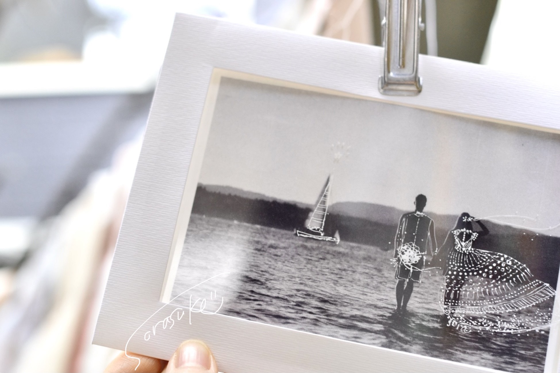 ドレス写真イラスト　〜A5サイズまで