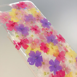 ☆的馬鞭草花圃押花smartphone cover☆Xperia AQUOS,galaxy等。 第3張的照片