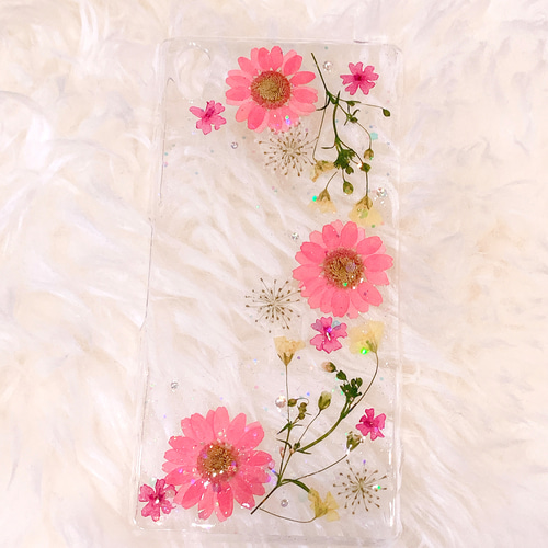 全機種対応】押し花スマホカバー！全ての機種対応可能です。iPhoneから  