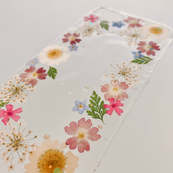 【全機種対応】押し花スマホケース♡iPhone新機種アンドロイドXperia Galaxyラクラクフォンなど全て 6枚目の画像